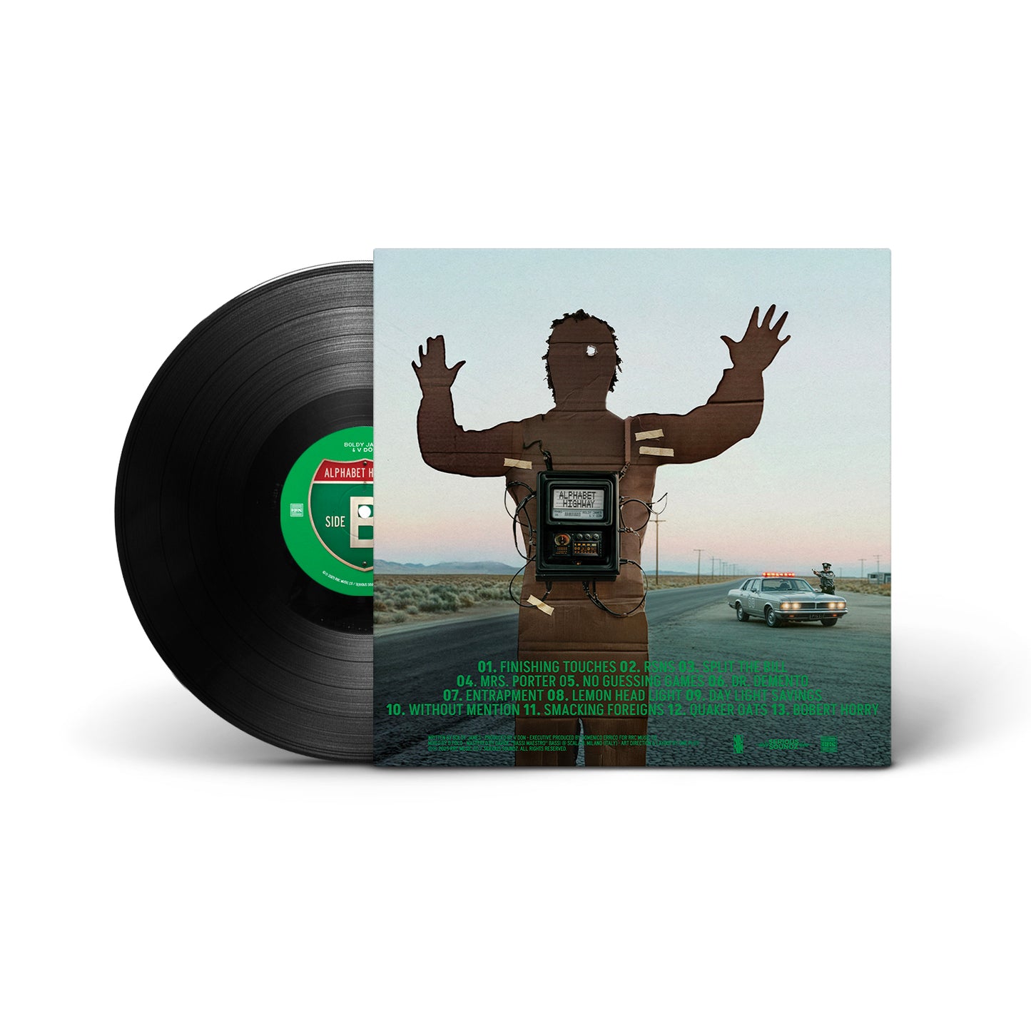 BOLDY JAMES & V DON "Alphabet Highway" LP
