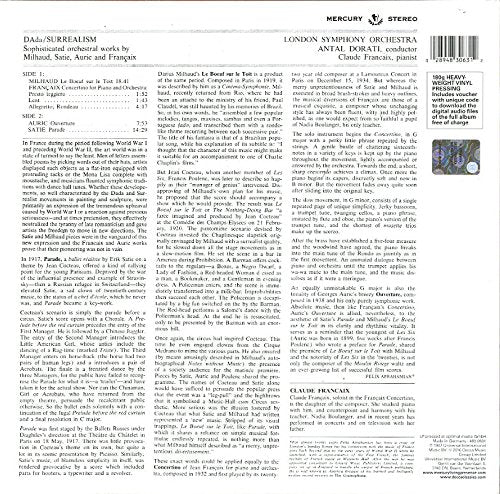 LONDON SYMPHONY ORCHESTRA "Dada - Surrealism" VINYL LP