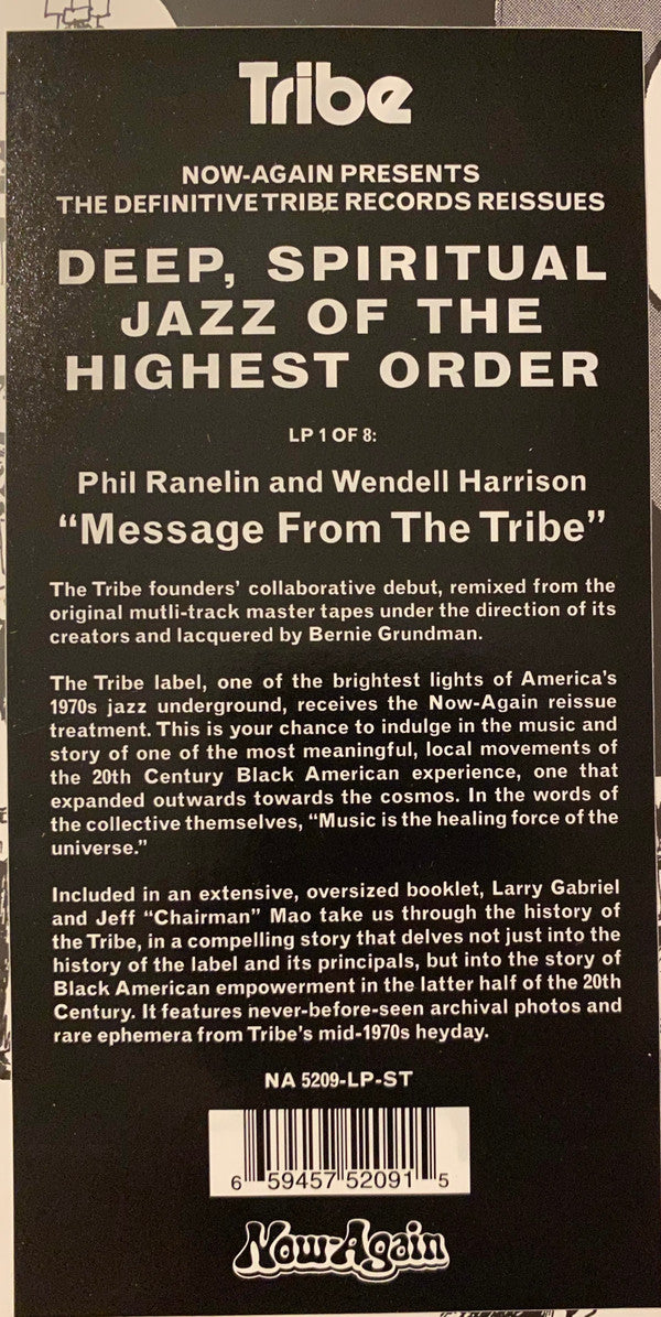 PHILLIP RANELIN & WENDELL HARRISON "Message from thre Tribe" Gatefold LP