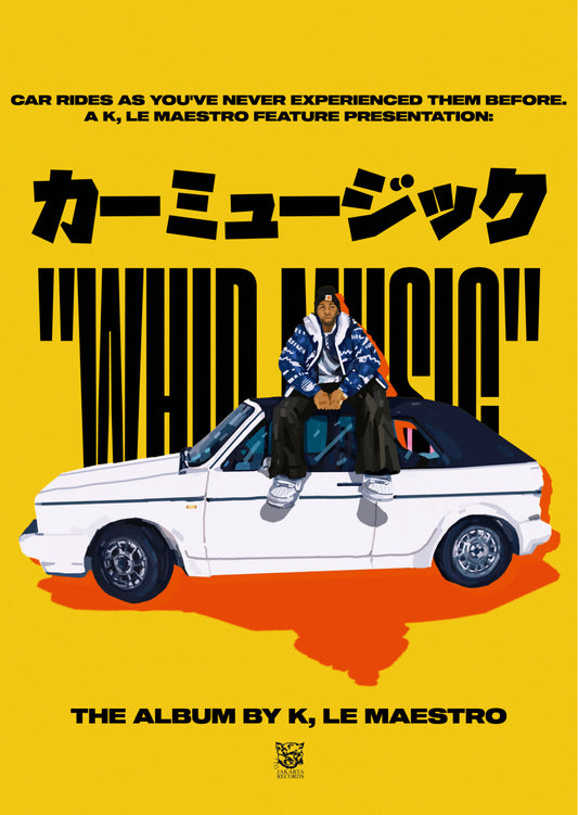 K, LE MAESTRO "Whip Music" VINYL LP