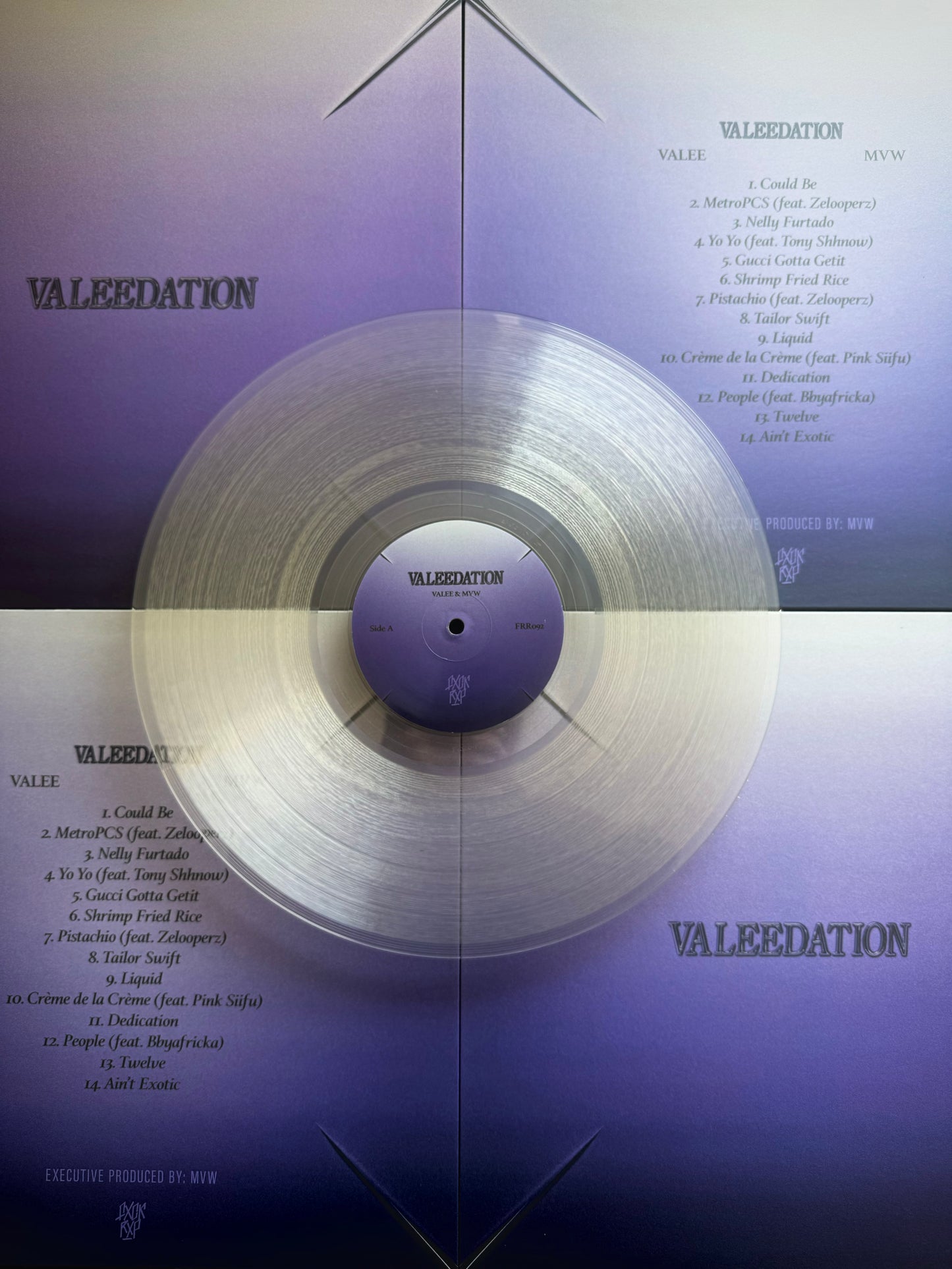 [FRR092] VALEE & MVW "Valeedation" LP