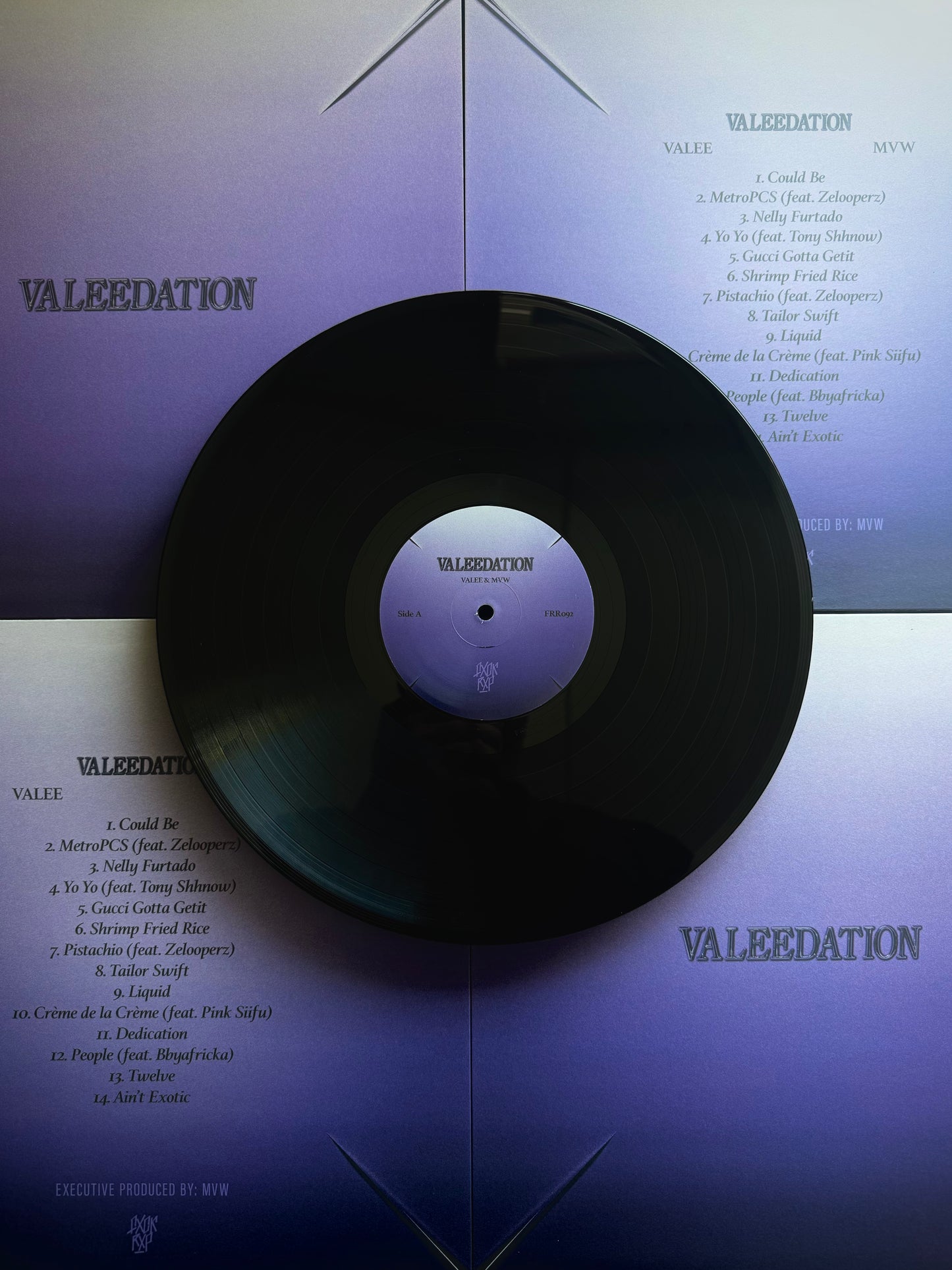 [FRR092] VALEE & MVW "Valeedation" LP