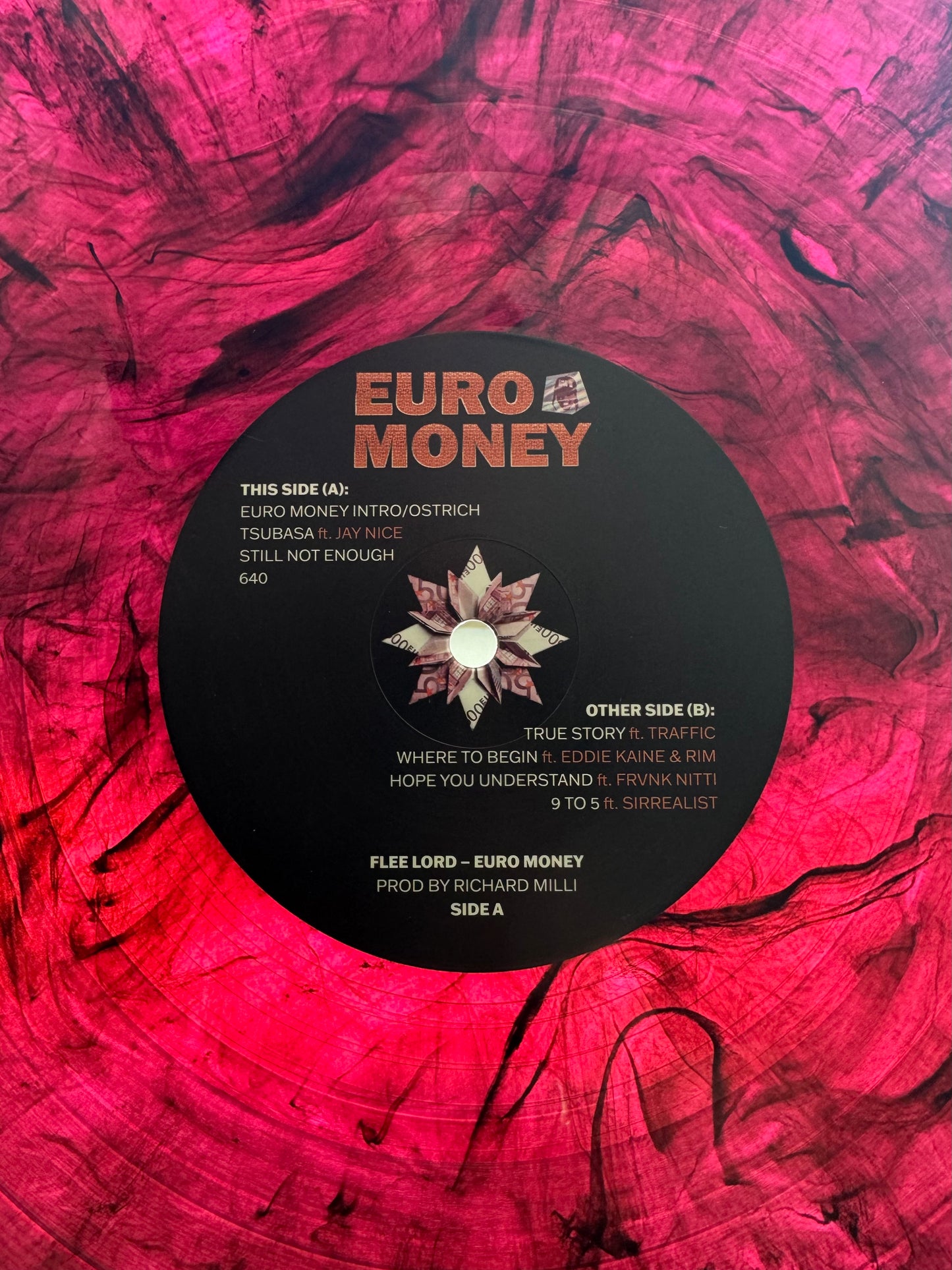 FLEE LORD & RICHARD MILLI "Euro Money" LP