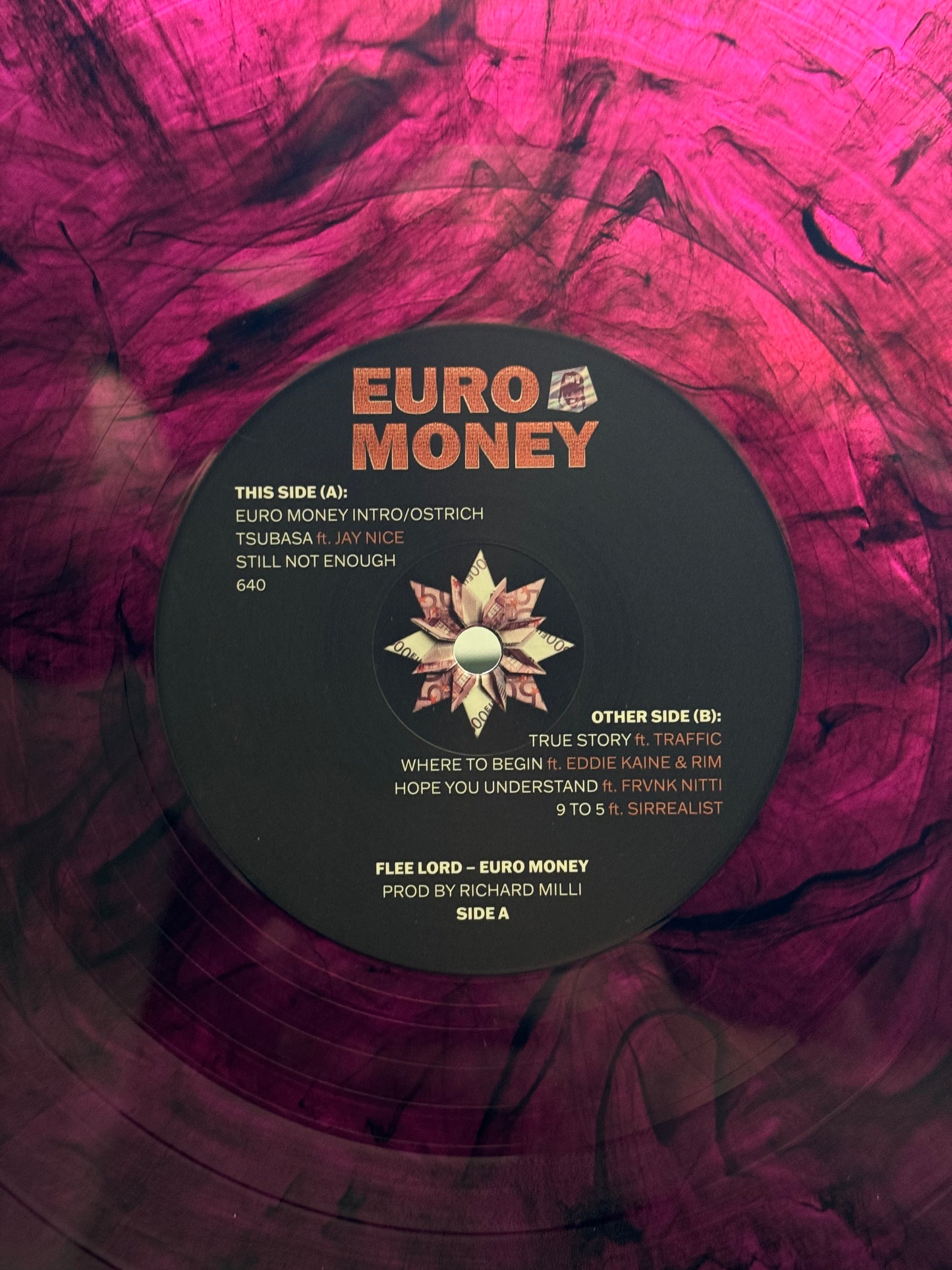 FLEE LORD & RICHARD MILLI "Euro Money" LP