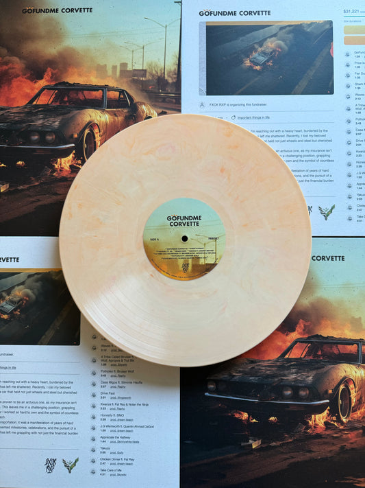 [FRR087] J.U.S (of BRUISER BRIGADE) "GoFundMe Corvette" LP