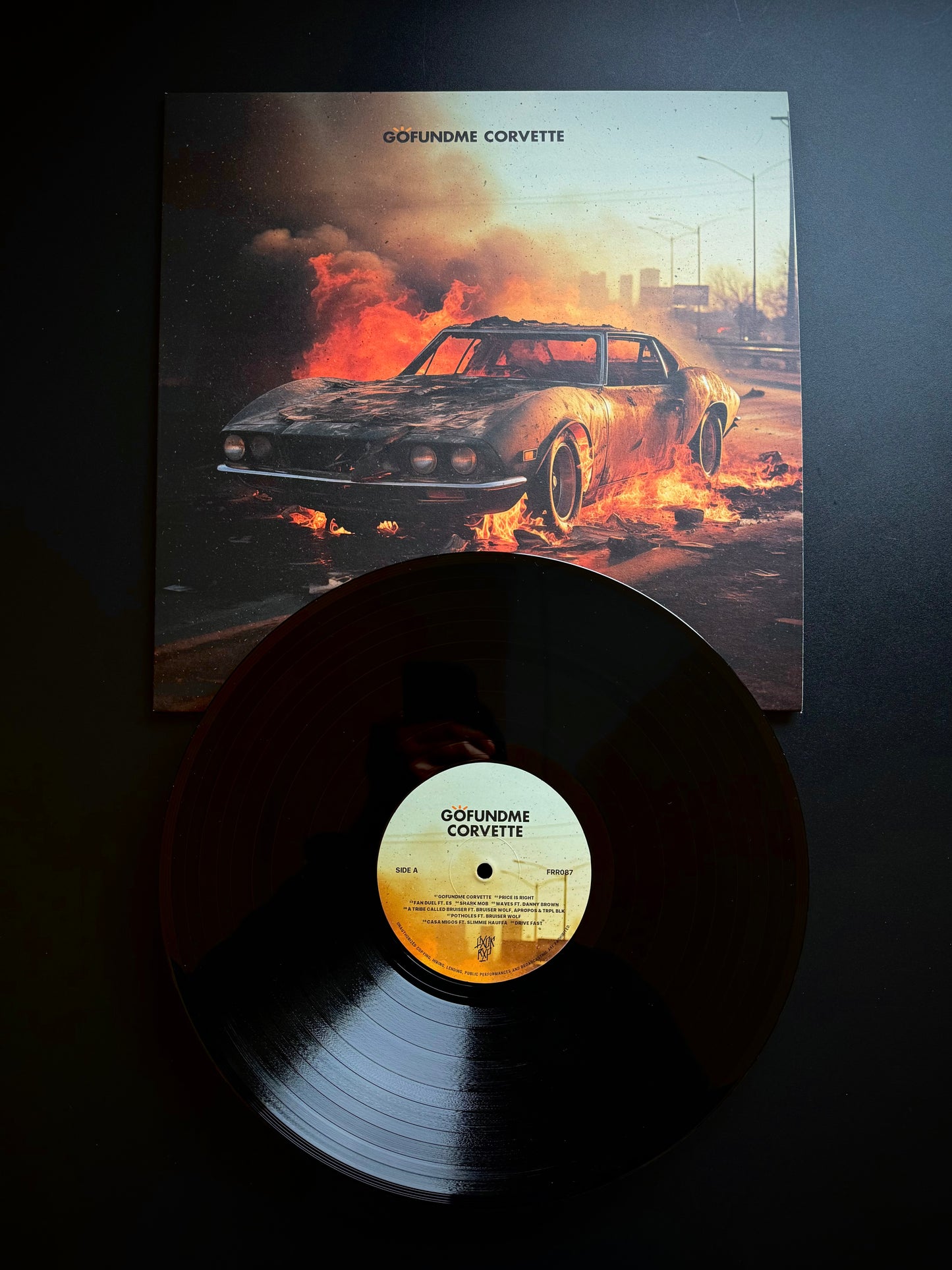 [FRR087] J.U.S (of BRUISER BRIGADE) "GoFundMe Corvette" LP