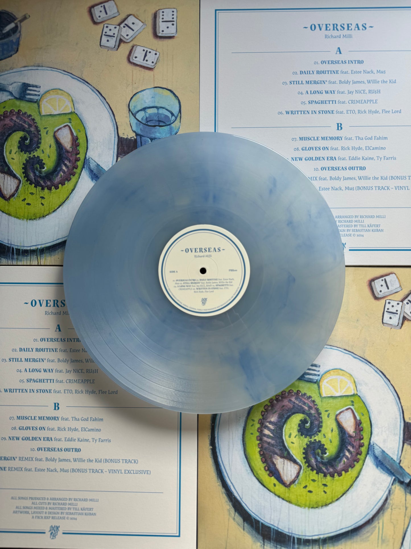 [FRR101] RICHARD MILLI "Overseas" LP (ft. BOLDY JAMES, ESTEE NACK, THA GOD FAHIM, ETO, RICK HYDE and others)