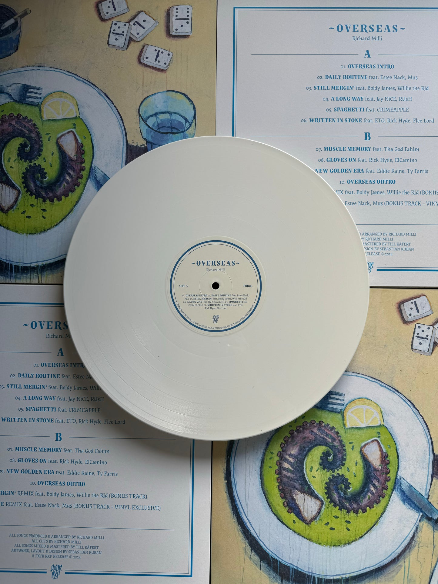 [FRR101] RICHARD MILLI "Overseas" LP (ft. BOLDY JAMES, ESTEE NACK, THA GOD FAHIM, ETO, RICK HYDE and others)