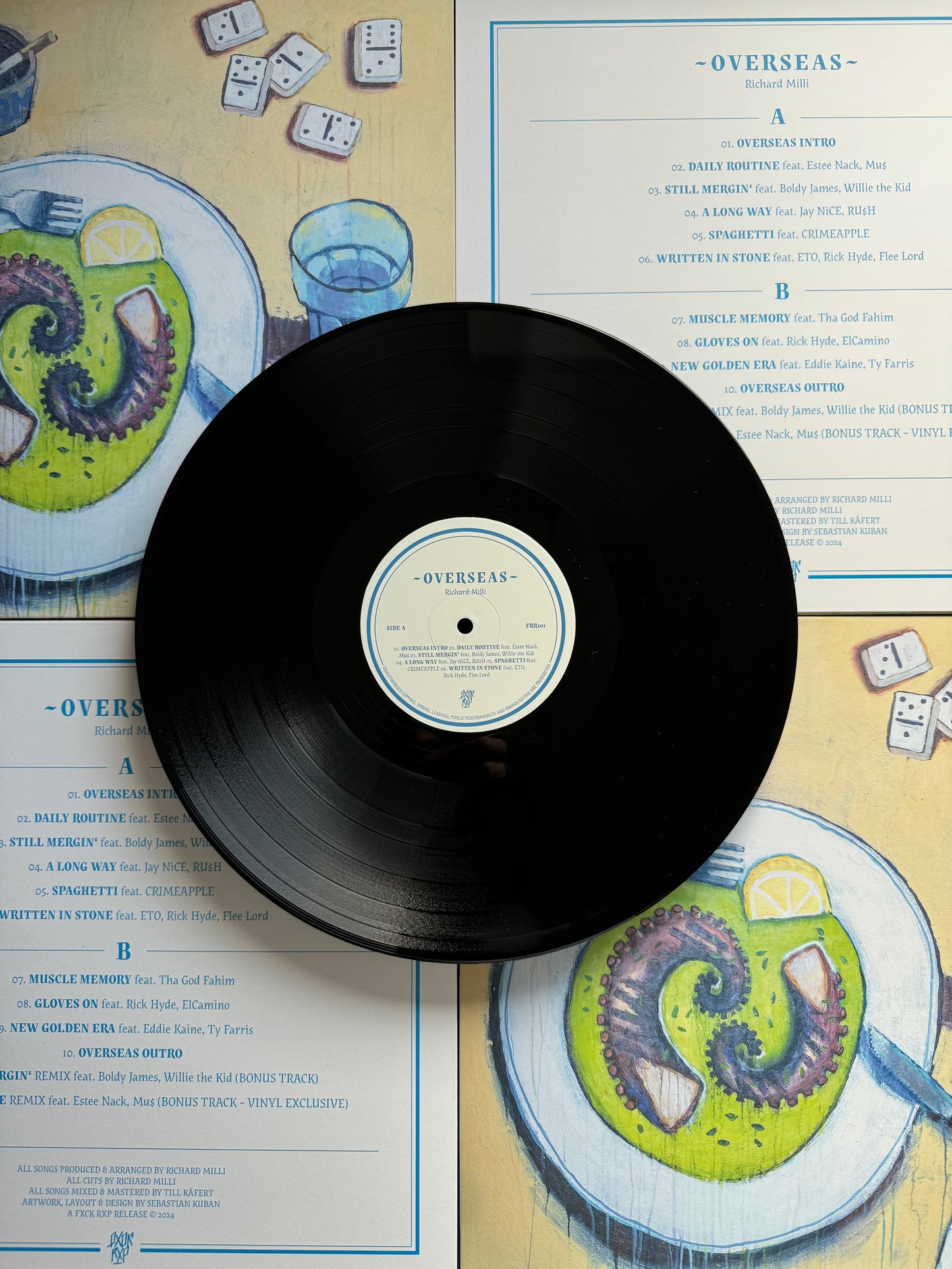 [FRR101] RICHARD MILLI "Overseas" LP (ft. BOLDY JAMES, ESTEE NACK, THA GOD FAHIM, ETO, RICK HYDE and others)