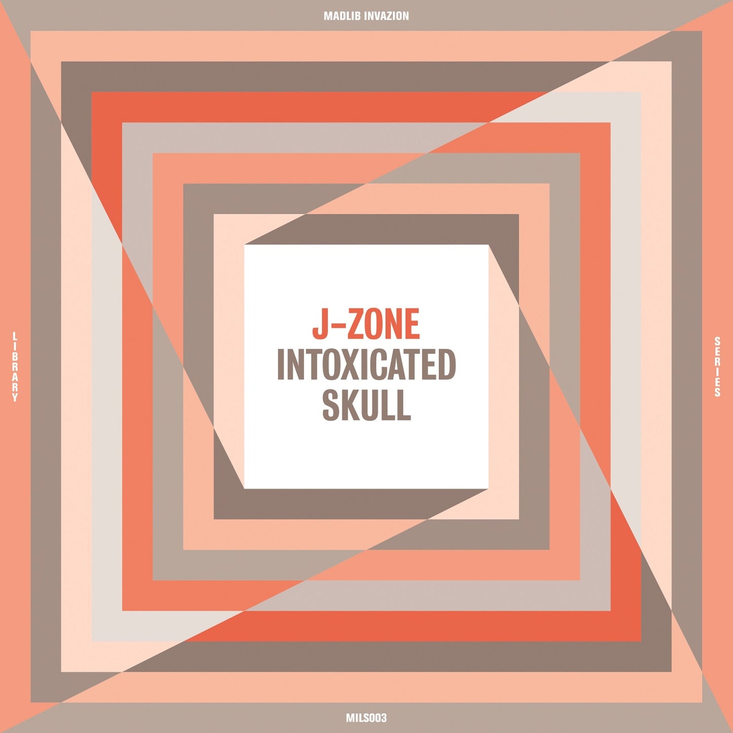 (MILS003) J-ZONE "Intoxicated Skull" VINYL LP