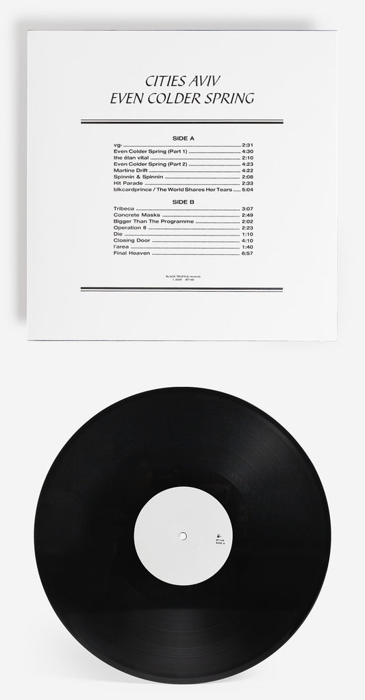 CITIES AVIV "Even Colder Spring" LP (incl. download code)