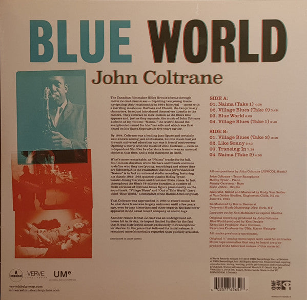 JOHN COLTRANE "Blue World" LP