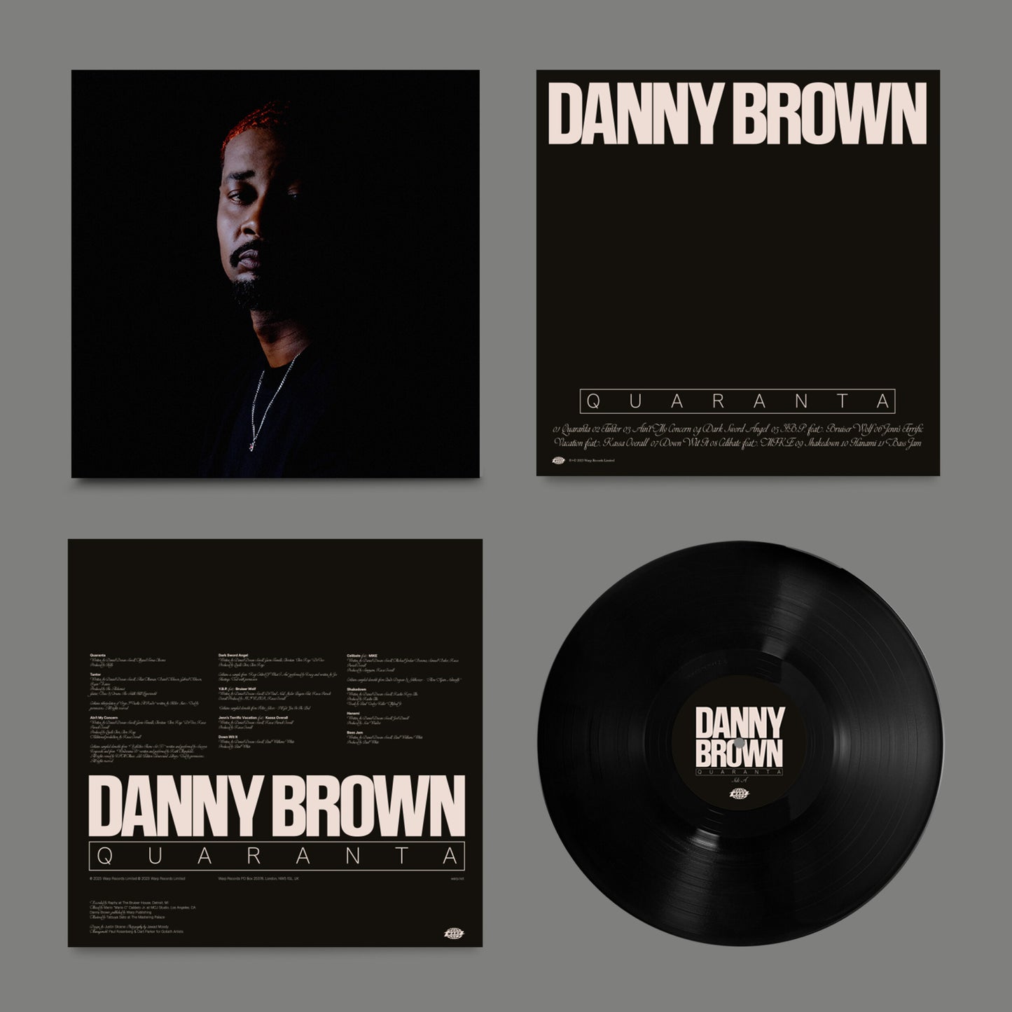 DANNY BROWN "Quaranta" VINYL LP