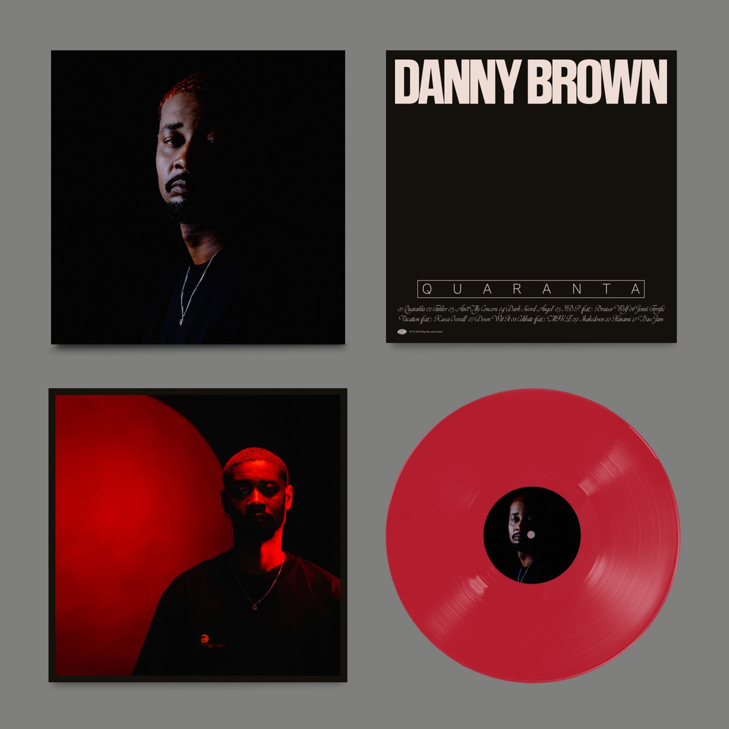 DANNY BROWN "Quaranta" VINYL LP