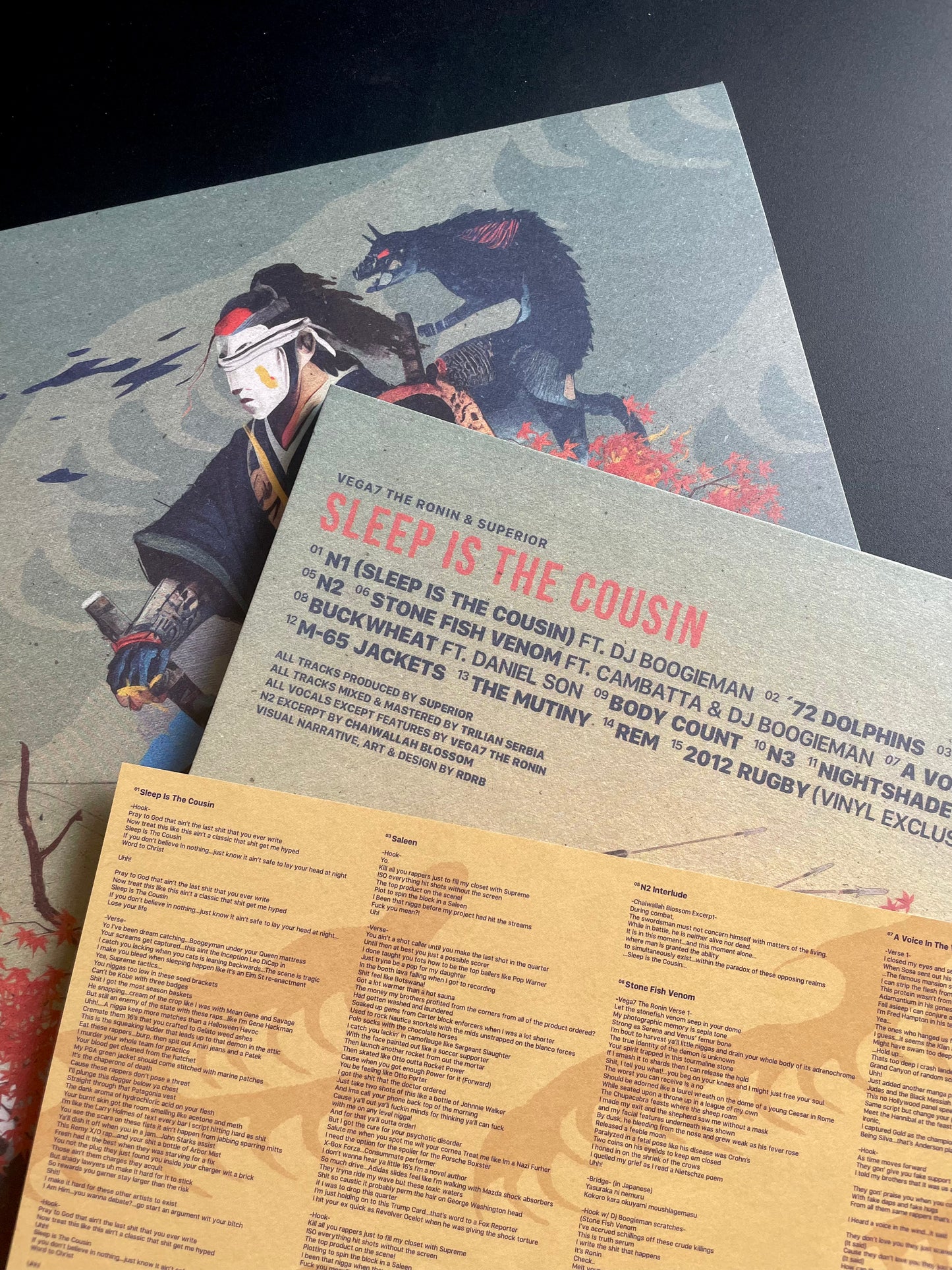 [FRR085] VEGA7 THE RONIN & SUPERIOR "Sleep Is The Cousin" LP