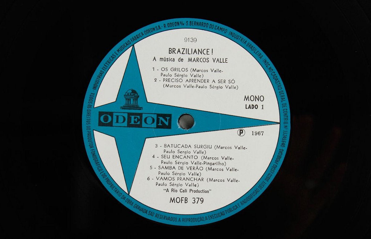 MARCOS VALLE "Braziliance" VINYL LP