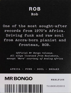 ROB "Selftitled" VINYL LP (Mr. Bongo Reissue)