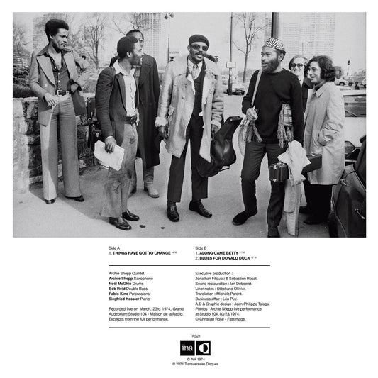 ARCHIE SHEPP "Live In Paris 1974" VINYL LP