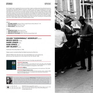 CANNONBALL ADDERLEY & MILES DAVIS "Somethin' Else" GATEFOLD VINYL LP