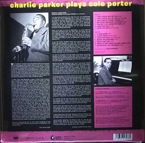 CHARLIE PARKER "Charlie Parker Plays Cole Porter" VINYL LP