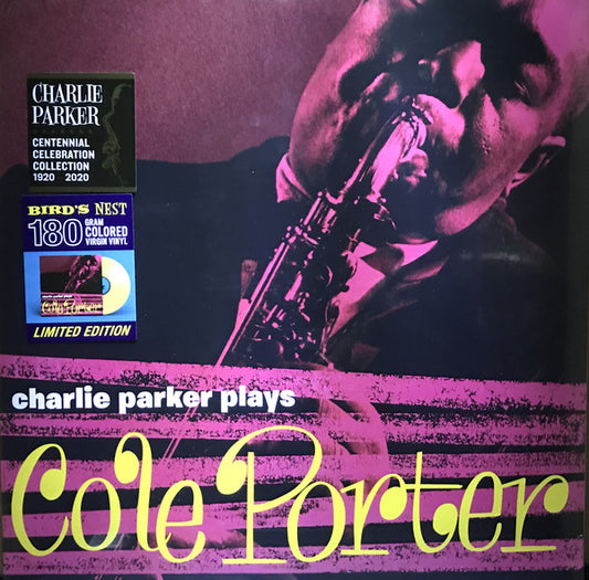 CHARLIE PARKER "Charlie Parker Plays Cole Porter" VINYL LP