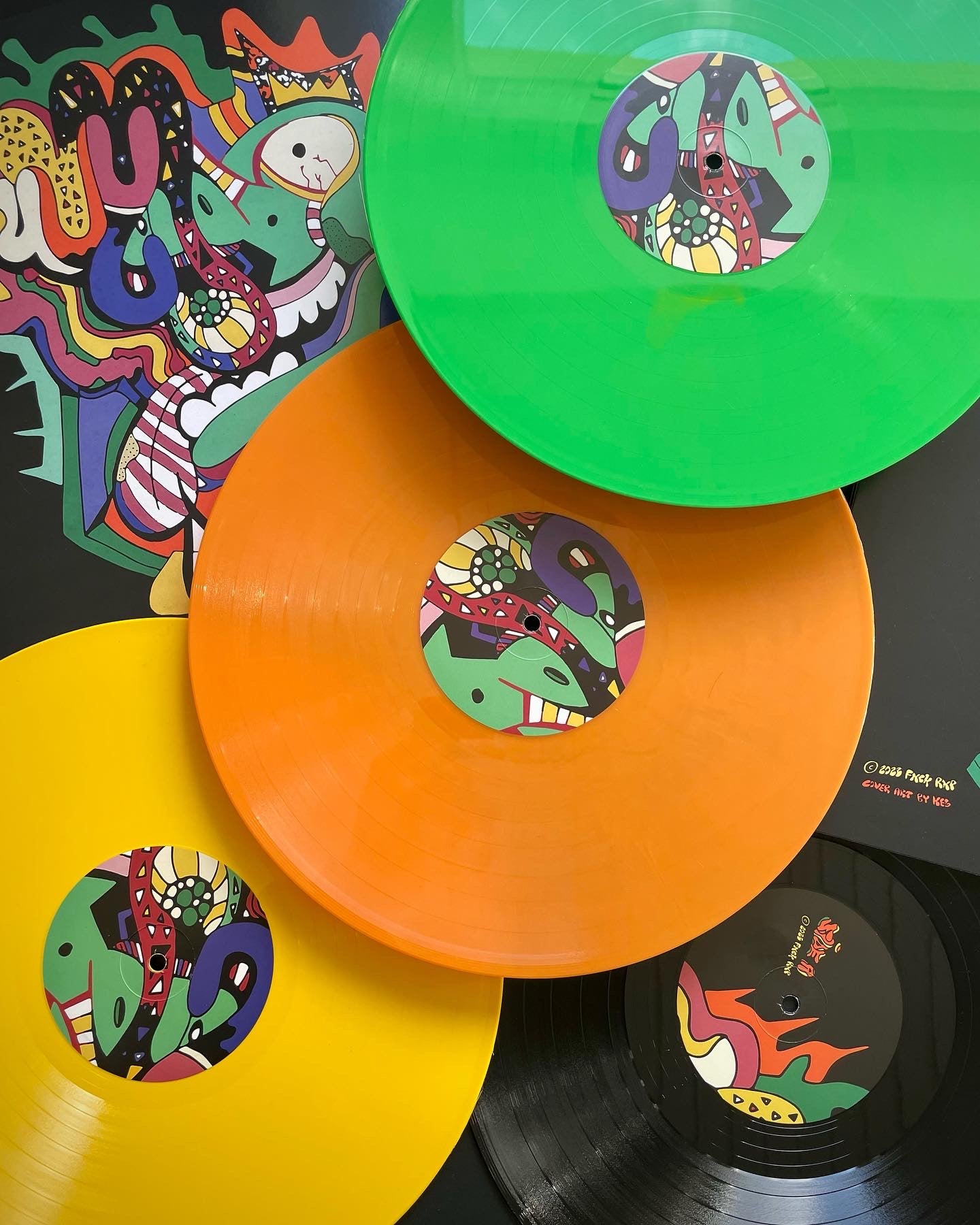 [FRR069] JAH-MONTE OGBON & TWIT ONE "Dis Tew Much" LP