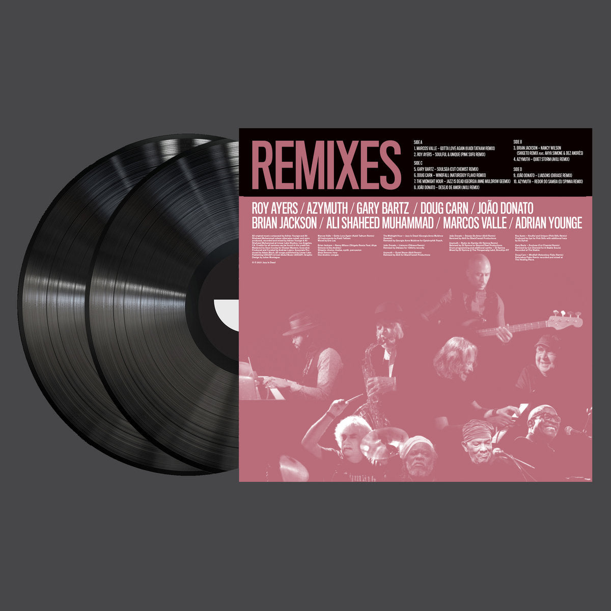 (JID 10) ADRIAN YOUNGE & ALI SHAHEED MUHAMMAD "Remixes" VINYL 2LP
