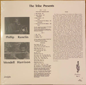 PHILLIP RANELIN & WENDELL HARRISON "Message from thre Tribe" Gatefold LP
