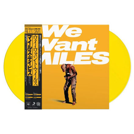 MILES DAVIS "We Want Miles" Gatefold 2LP w/ OBI (Yellow vinyl)