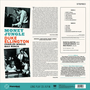 DUKE ELLINGTON, CHARLES MINGUS & MAX ROACH "Money Jungle" VINYL LP