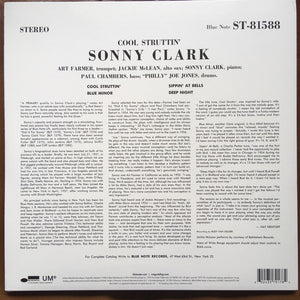SONNY CLARK "Cool Struttin" VINYL LP (180 Gram Edition)