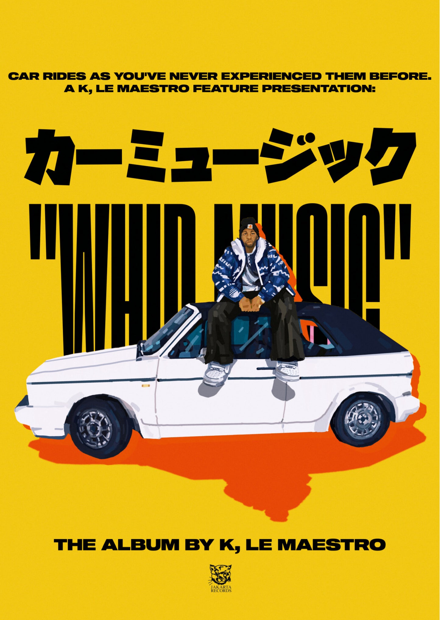 K, LE MAESTRO "Whip Music" VINYL LP