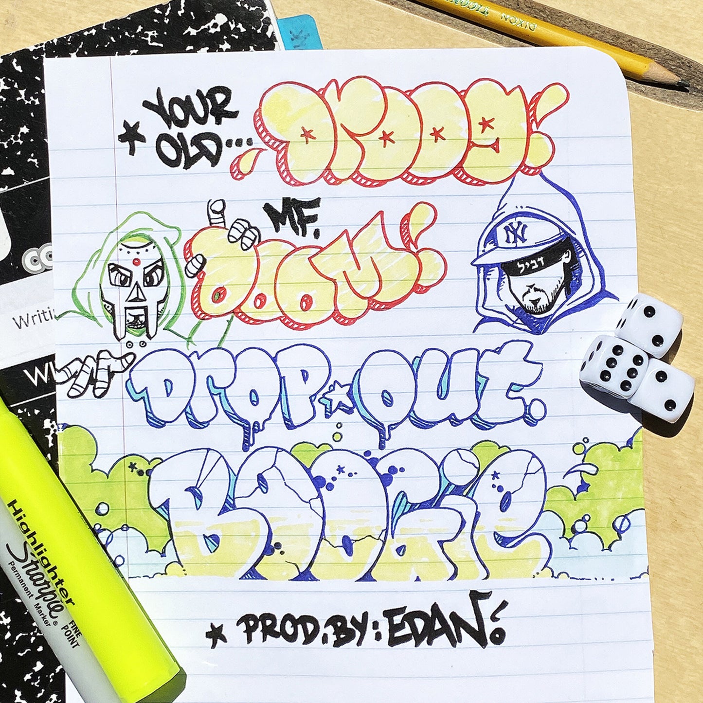 YOUR OLD DROOG & MF DOOM "Dropout Boogie" VINYL 7"